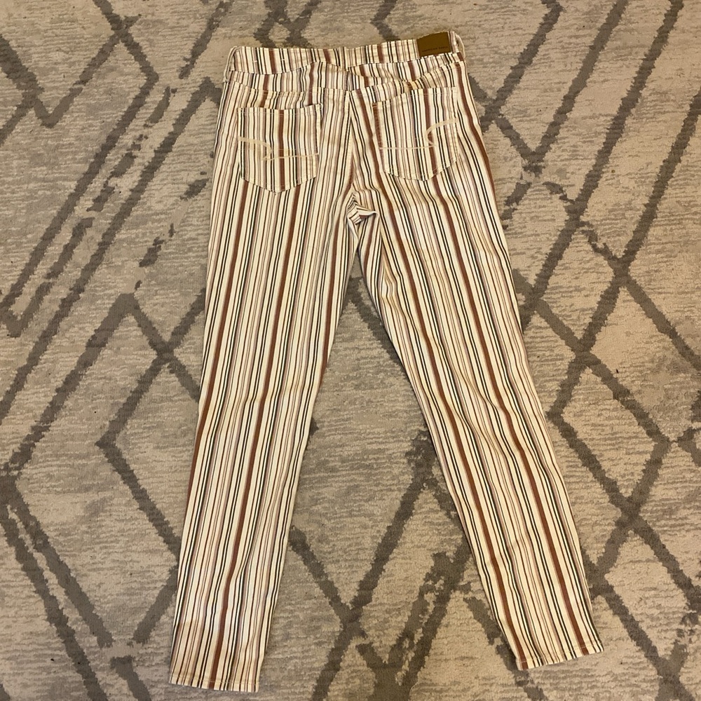 American Eagle Outfitters Striped Skinny Jeans